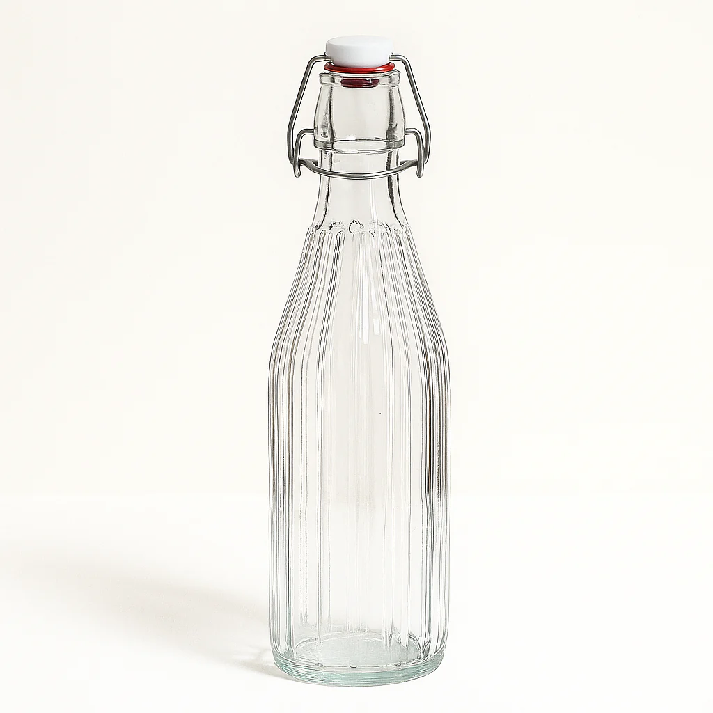 1000ml Clip Glass Bottle - Image 2