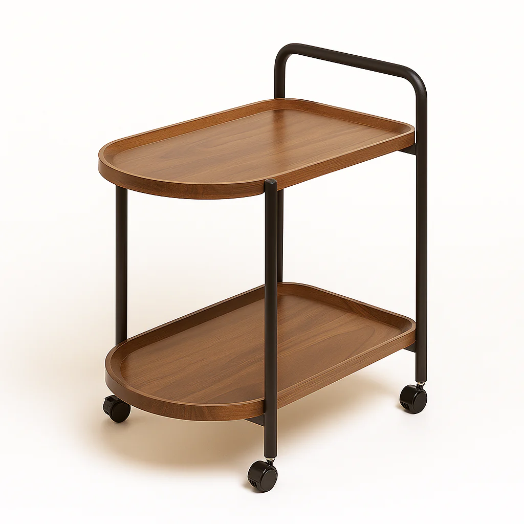 2 Tier Premium Serving Cart - Image 3