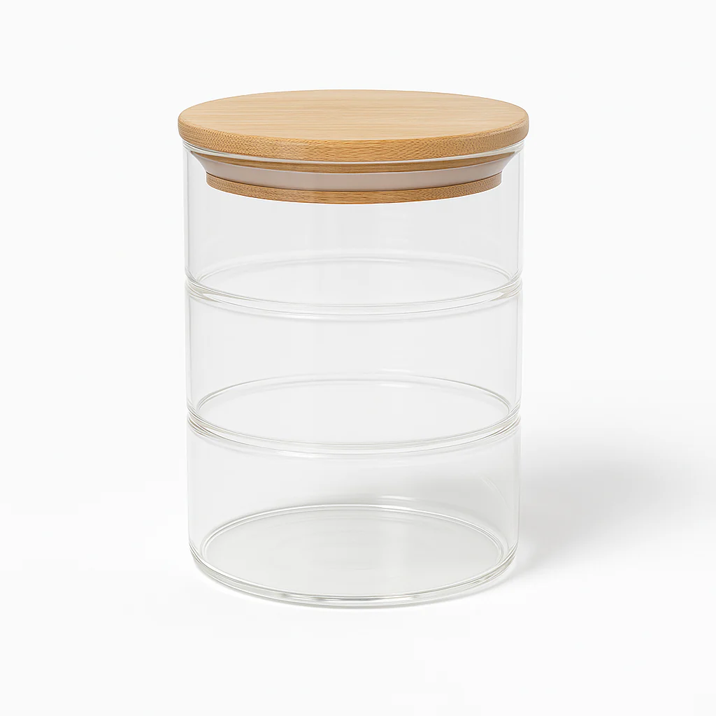 3 Layer Glass Food Container - Image 2