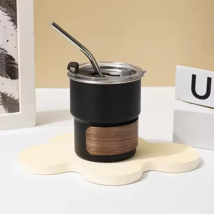 500ml Outdoor Anti-scald Beer Cup Coffee Mug With Lid - Image 3