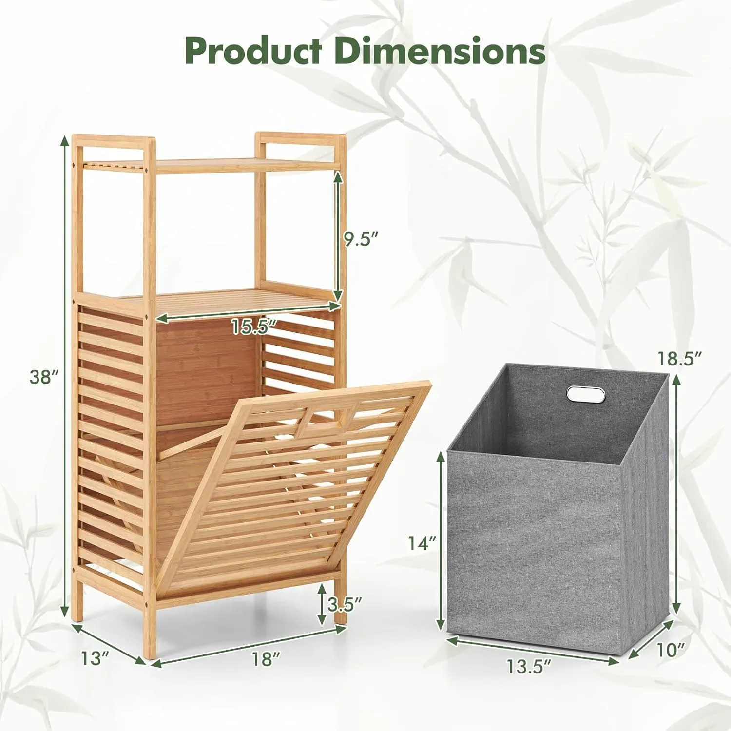 Bamboo Laundry Basket - Image 10