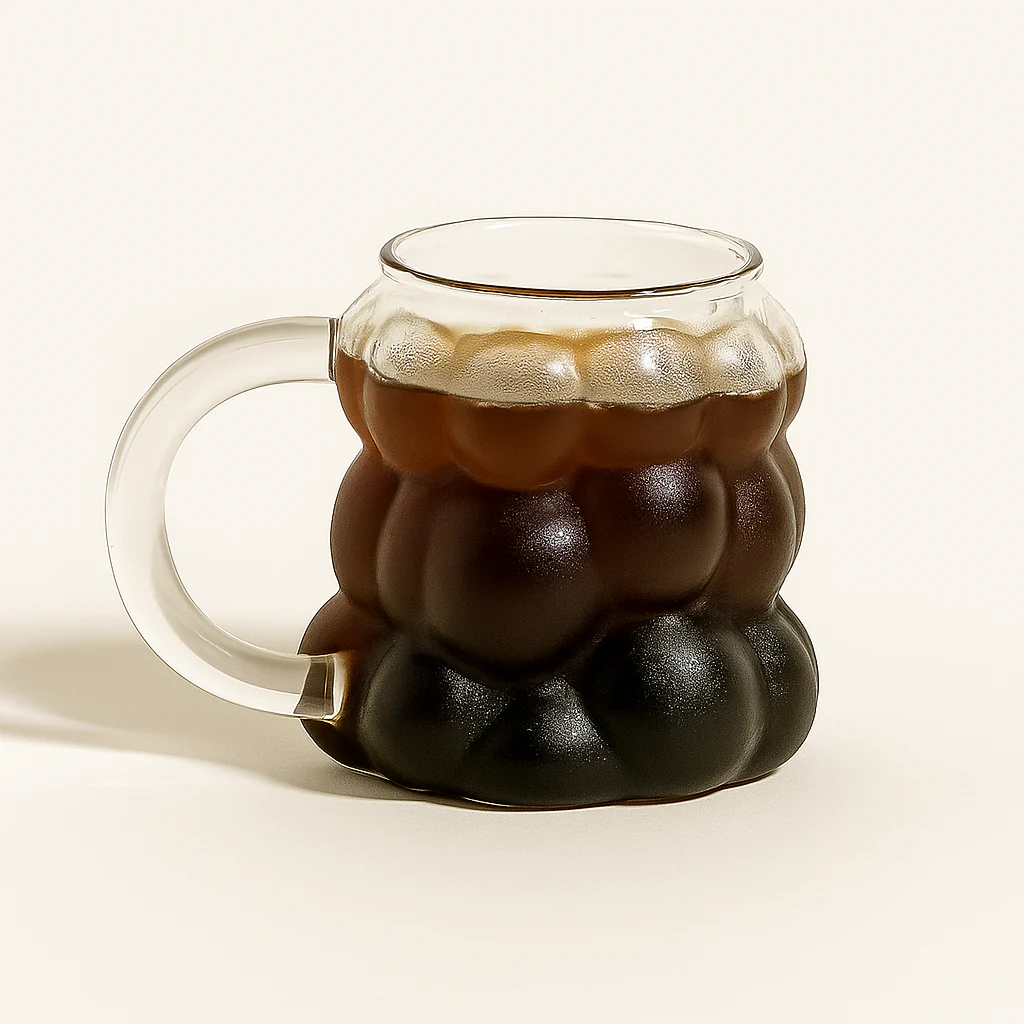 Creative Bubble-Shaped Glass Cup - Image 2