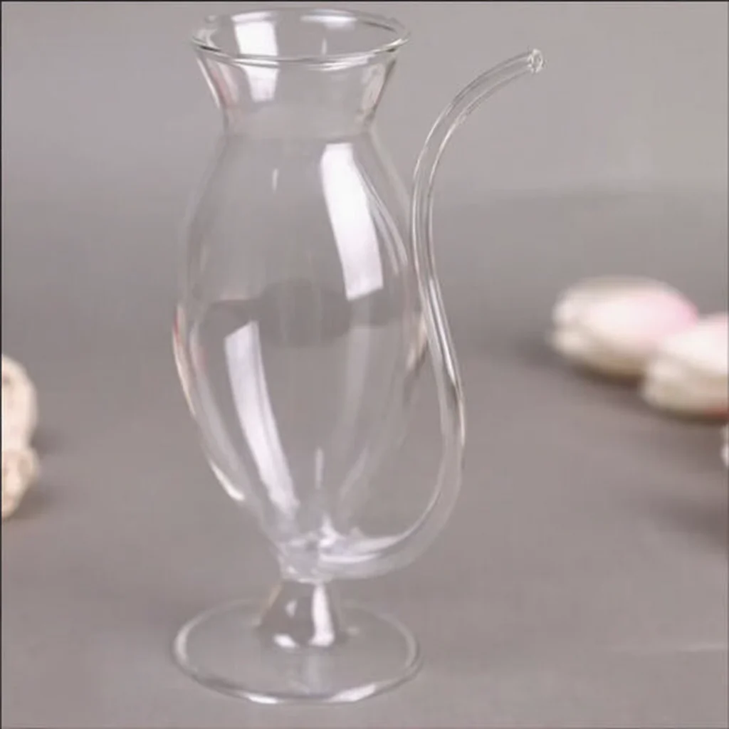 Curved Straw Cocktail Glass - 320ml - Image 3
