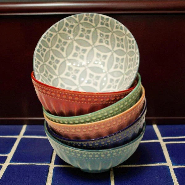 Danny Home Multicolour Sweet Bowl (6Pcs) - Image 3