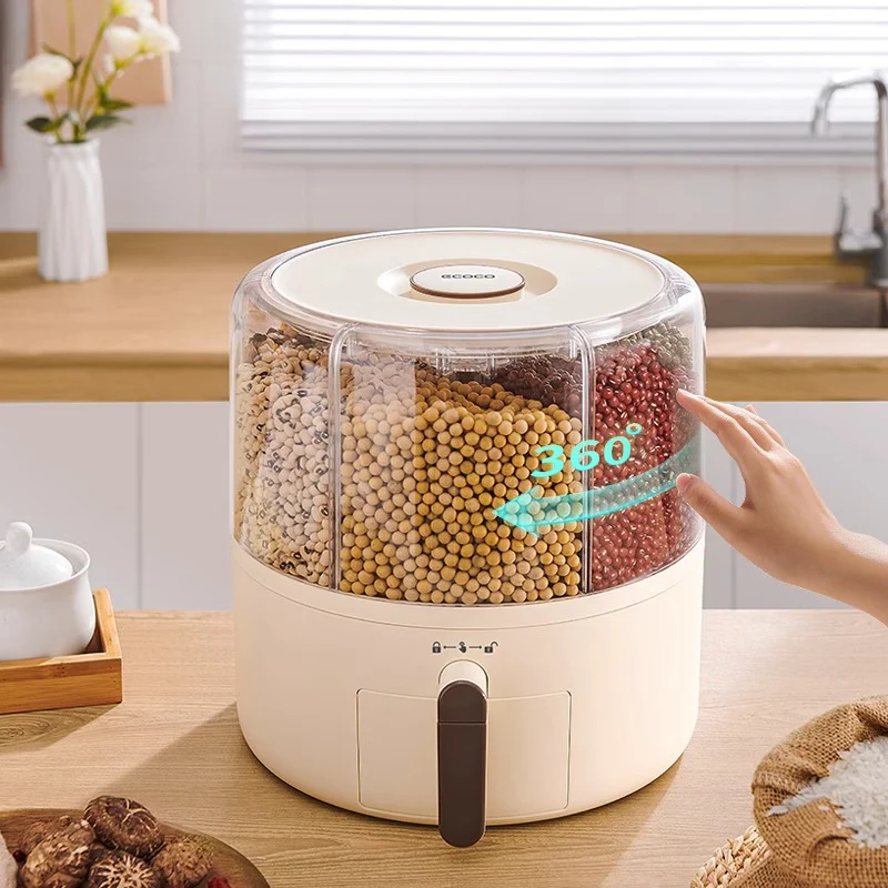 Ecoco Rice & Grains Storage Box - 5kg - Image 3