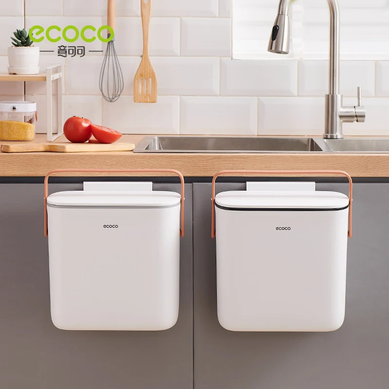 Ecoco Wall Hanging Trash Can - Image 3