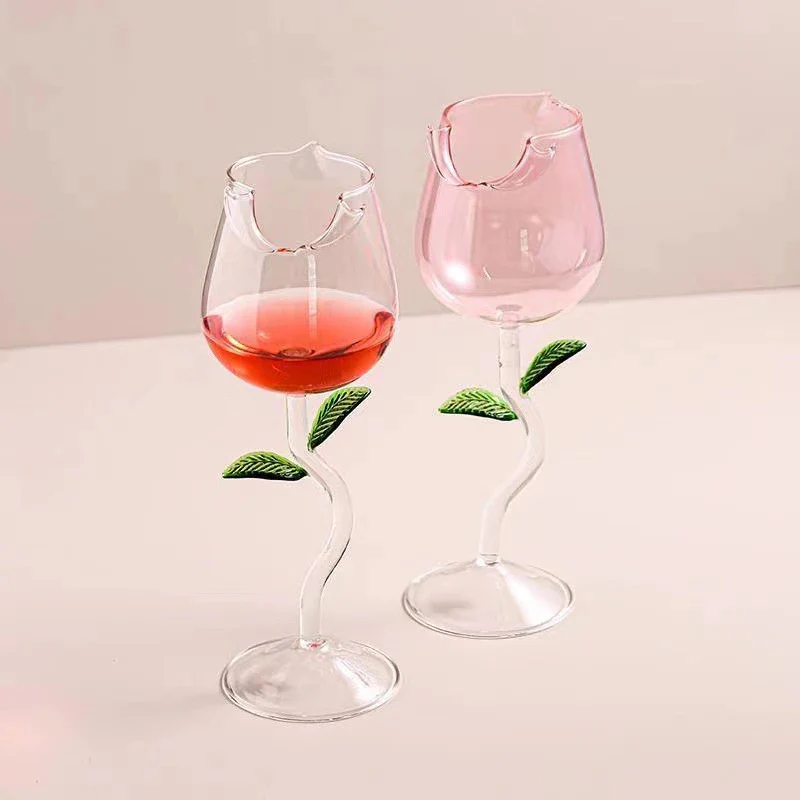 Rose Flower Shaped Glass - Image 6