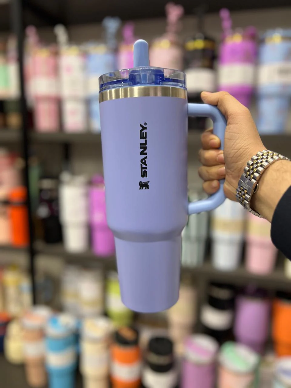 The Quencher ProTour Flip Straw Tumbler | 40 OZ - Blue - Image 3