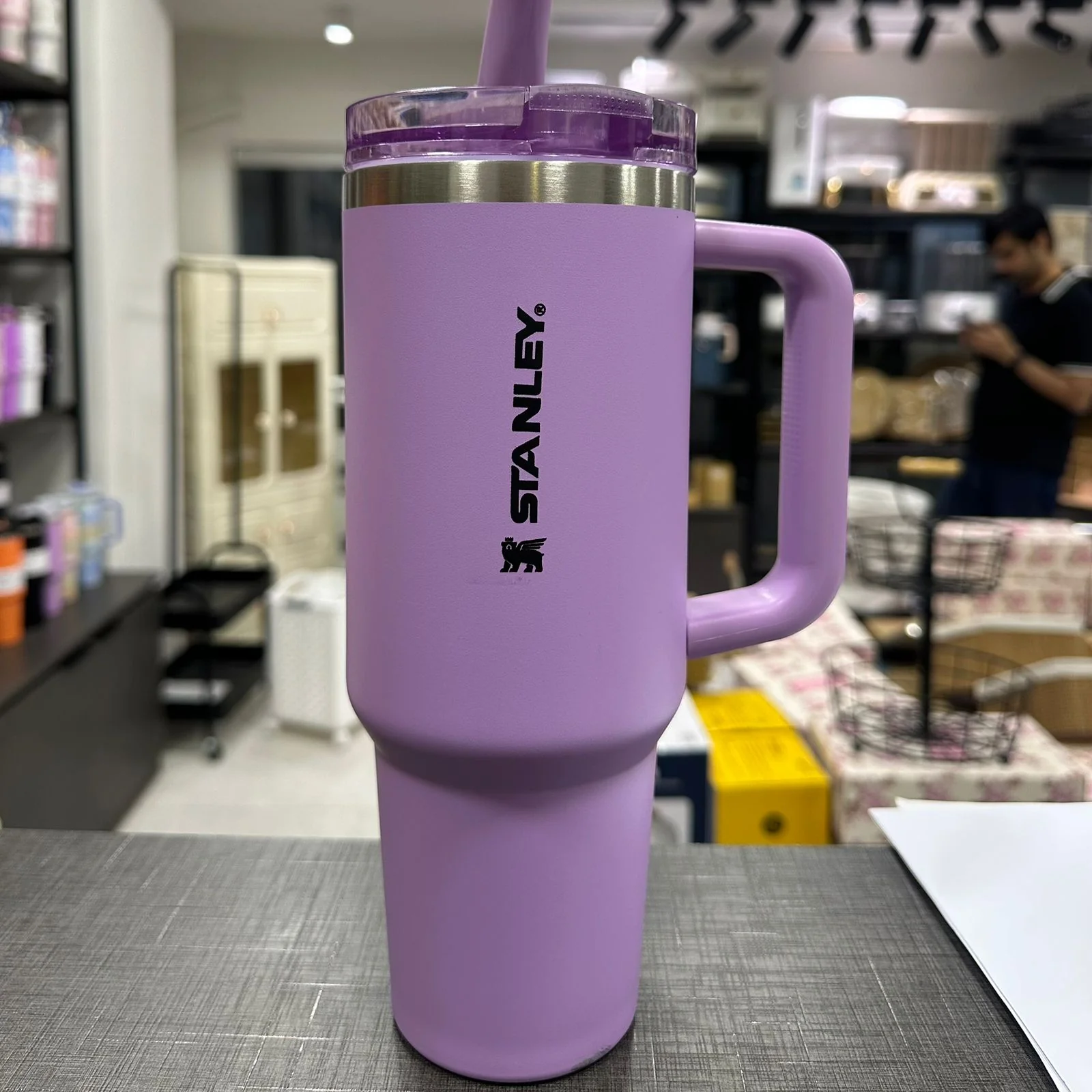 The Quencher ProTour Flip Straw Tumbler | 40 OZ - Purple - Image 3